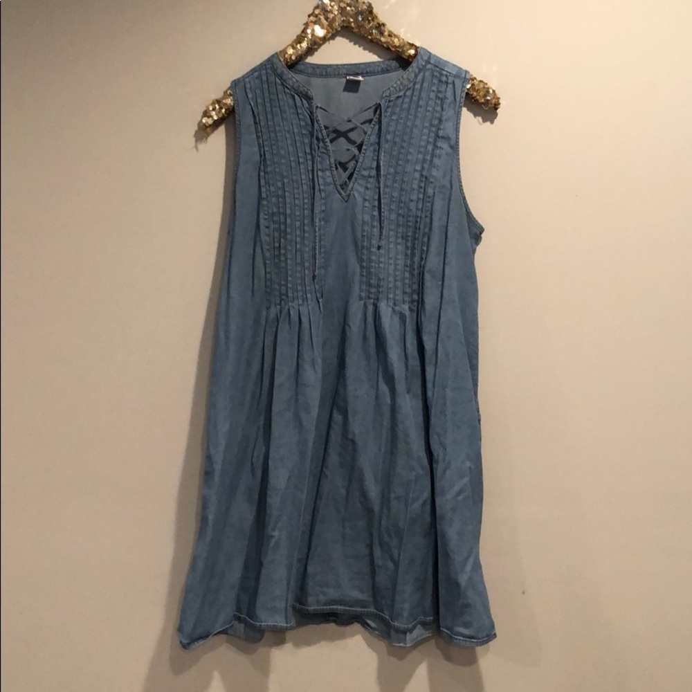 chambray dress